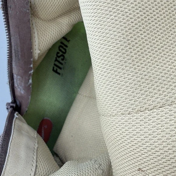 Keen Bern Baby Boot Size 10.5 41 Brown Leather  Zip Adj Buckle SEE PHOTOS - Picture 10 of 16